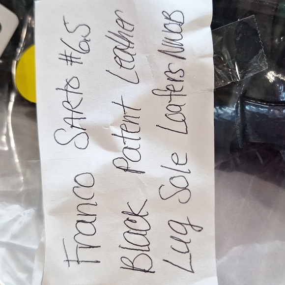 Franco Sarto Black Whimsigoth Platform Lug Sole Penny Loafers Size 6.5 - Picture 8 of 9